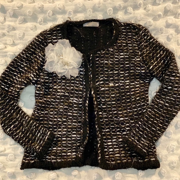 Chanel-esque Zara Knit Cardigan - Picture 1 of 7